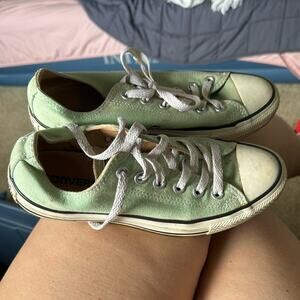 Converse Women's Mint Green Canvas Sneakers